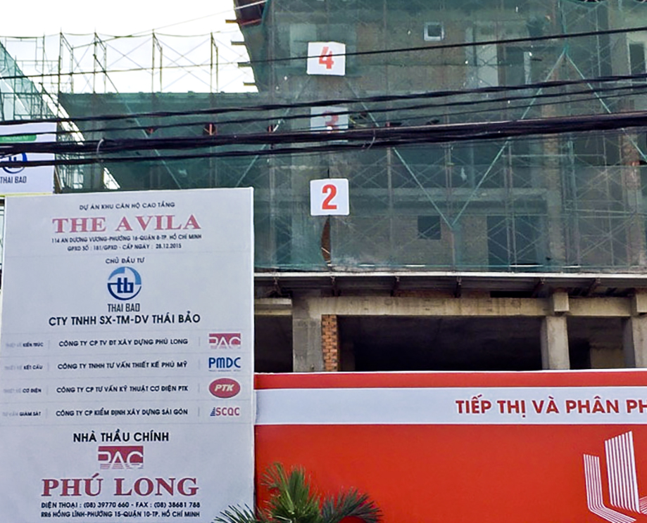Toàn cảnh chung cư The Avila