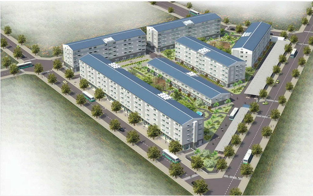Khu liên hiệp nhà ở công nhân KCN VSIP II Bình Dương